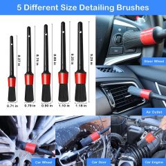 19 pieces of car wash brushes set