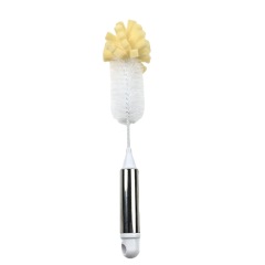 stainless steel long handle bottle brush