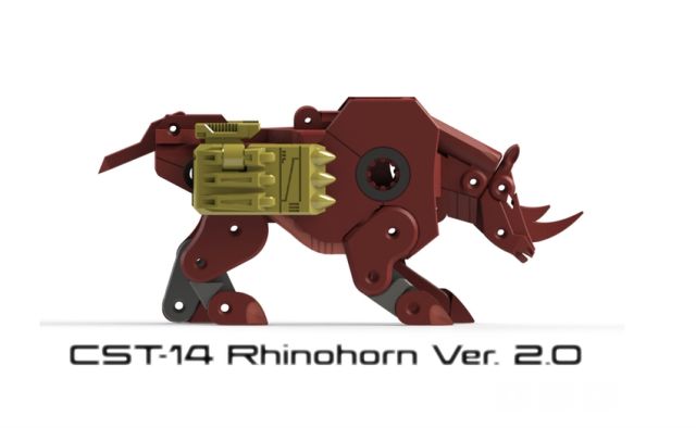 [Pre-Order] KFC Toys CST-14 Rhinohorn Ramhorn 2.0 Version