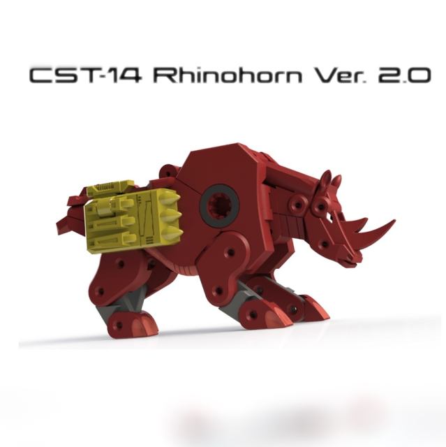 [Pre-Order] KFC Toys CST-14 Rhinohorn Ramhorn 2.0 Version