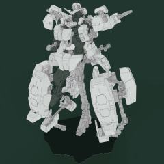[Pre-Order] Point Factory Studio 1/100 Internal Structure Display Base for MG GN-005 Gundam Virtue