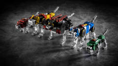 Lucky Cat Micro Cosmos MC-01S Elvis Voltron Metallic Version Set of 5