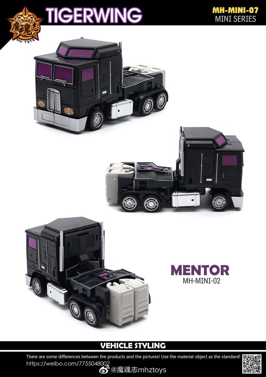 Mhz Toys Mini Tigerwing Menasor Combiner Set Of Oversized Version