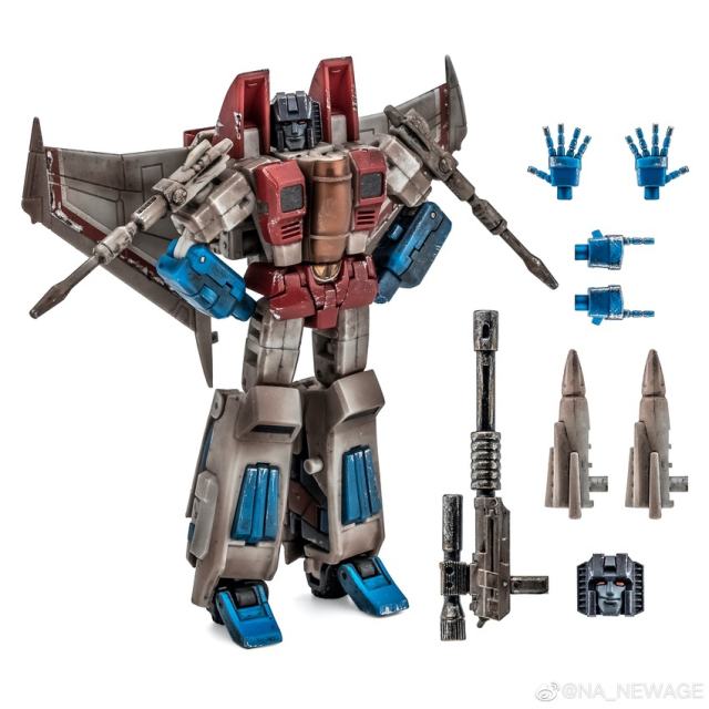 [No Full-Price Pre-Order] NewAge H13Z Survivor Lucifer Starscream Battle Damaged Version