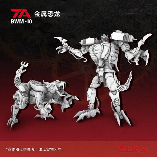 [No Full-Price Pre-Order] TransArt BWM-10 TransMetal Dinobot II