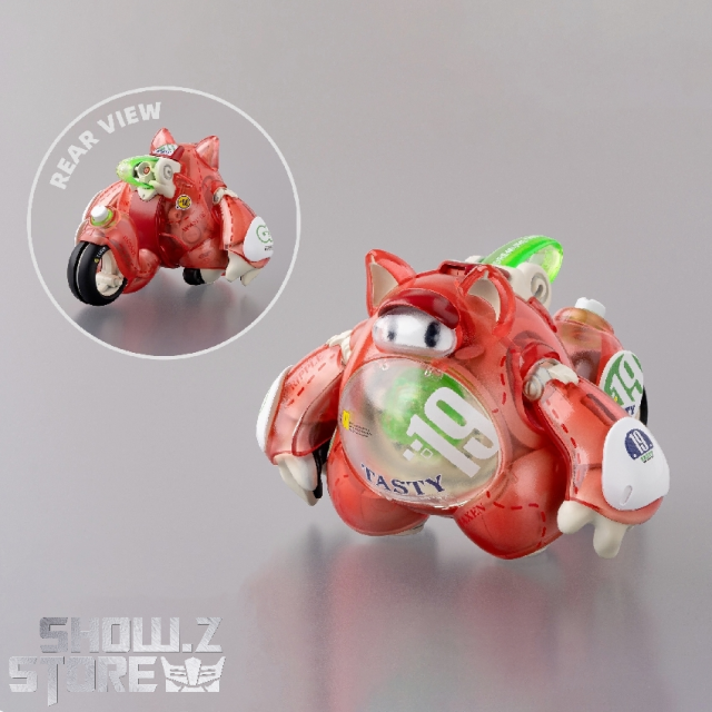 Earnestcore Craft LunchBox Racoon Pomegranate Red Version Model Kit