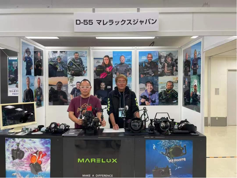 Marelux attended dive show in japan between April 7th and 9th
