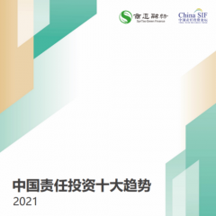 中国责任投资十大趋势2021