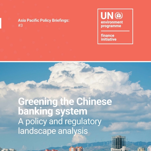 绿化中国的银行体系：政策与监管措施分析（中文执行摘要和英文全文）