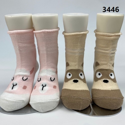 Calcetines de niños delgados con diseños estampados surtidos