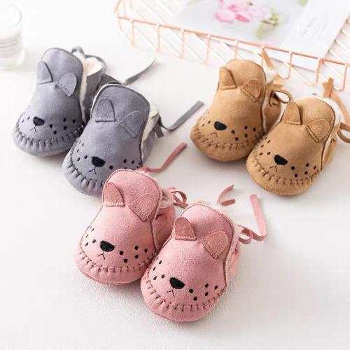 Zapatos de bebés atoallados, diseño de ratón