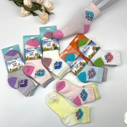 Calcetines de niñas delgados sin costuras