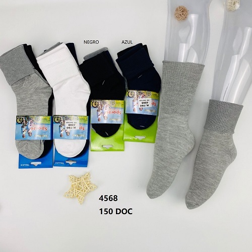 Calcetines niños delgados con pretina larga