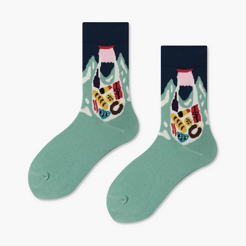 Calcetines de hombres con dibujos animados