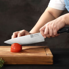 KEEMAKE 3pcs Kitchen Knives Set High Carbon German Steel 1.4116 High Quality Chef's Knife with ABS Handle