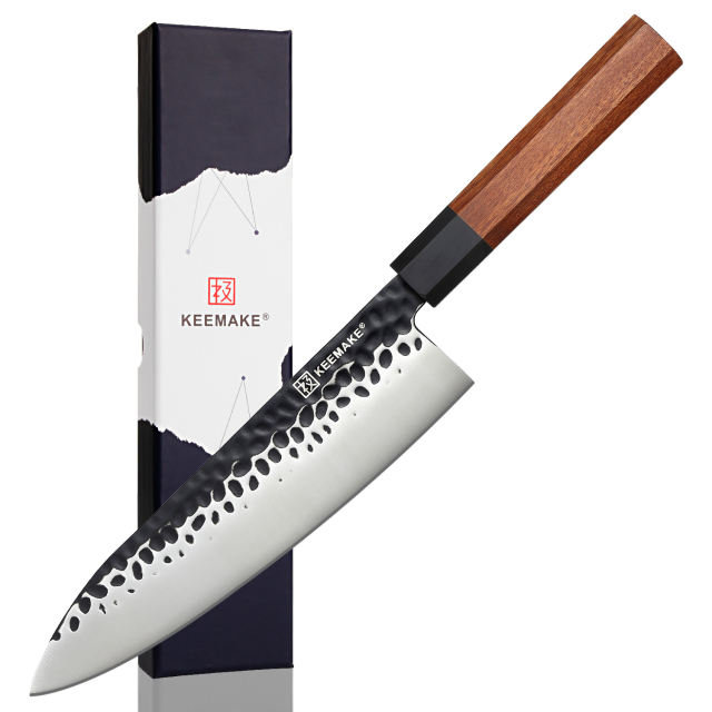 KEEMAKE 8 Inch Premium Kitchen Chef Knife Japanese 440C High Carbon Stainless Steel Gift Box Kitchen Knives & Accessories Knives Blades