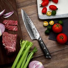 KEEMAKE Damascus 8 Inch Japanese Chef's Knife