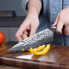 KEEMAKE Damascus Steel 6.5 Inch Gyuto Chef's Knife (16.5cm)