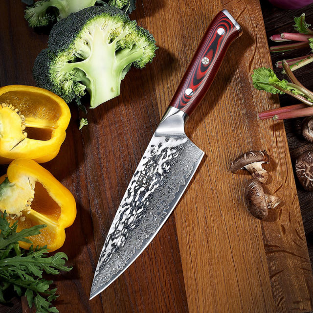KEEMAKE Damascus Steel 6.5 Inch Gyuto Chef's Knife (16.5cm)
