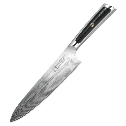 KEEMAKE-8 Inch Japanese Kitchen Gyuto Knife 67 Layers VG10 Damascus Steel Sharp Chef Knife with G10 Handle