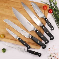 KEEMAKE 7pcs ABS Kitchen Knives Set High Carbon German Steel High Quality Chef's Knife with Magnetic Knife Holder