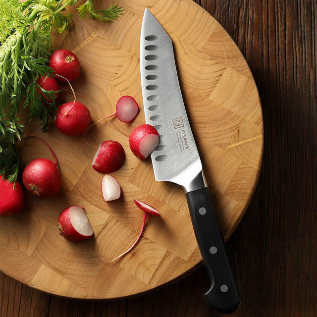 Keemake Professional Chef Knife Set 2pcs High Carbon German Steel 1.4116 with ABS Handle & Scissors Kitchen Knife Gift Boxed