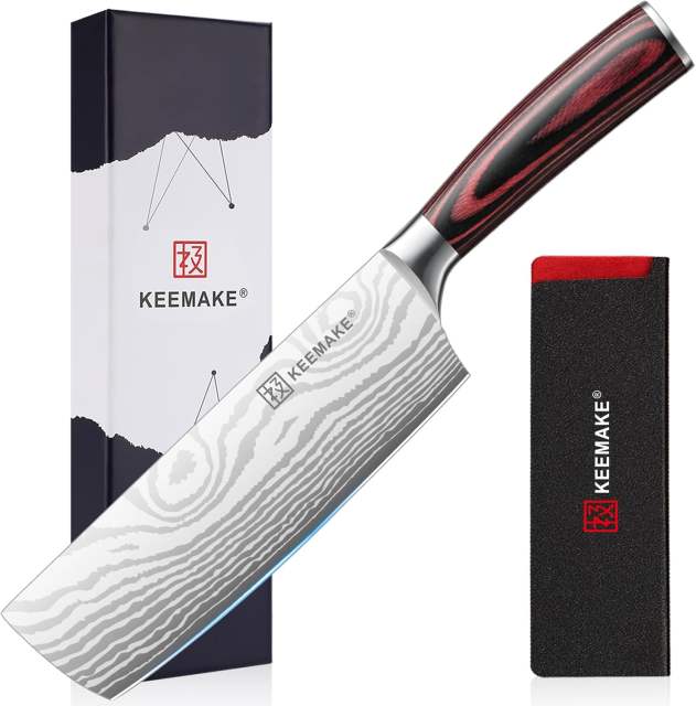 KEEMAKE 7 Inch Nakiri Knife
