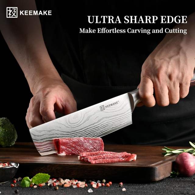 KEEMAKE 7 Inch Nakiri Knife