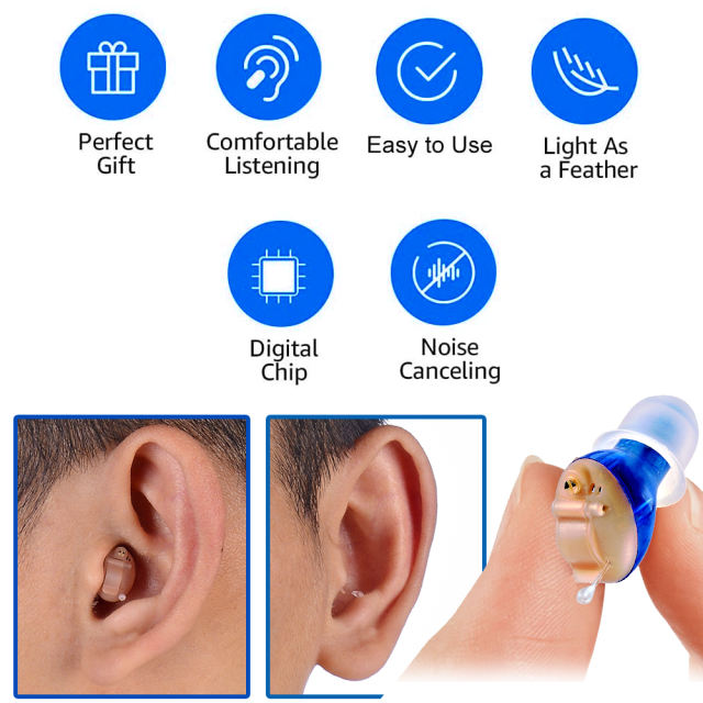 The Wholesale Best CIC Invisible Digital Hearing Aids Cost Price Online Earsmate G11