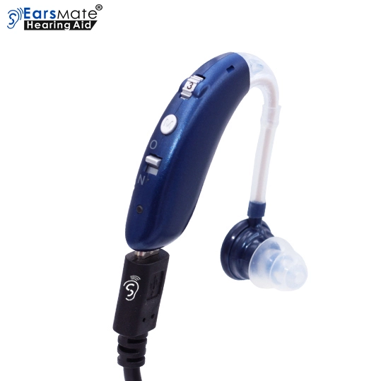 Wholesale Rechargeable Behind The Ear BTE Hearing Aid Amplifier Assist Deaf Elderly and Seniors Noise Reduction by Earsmate G25
