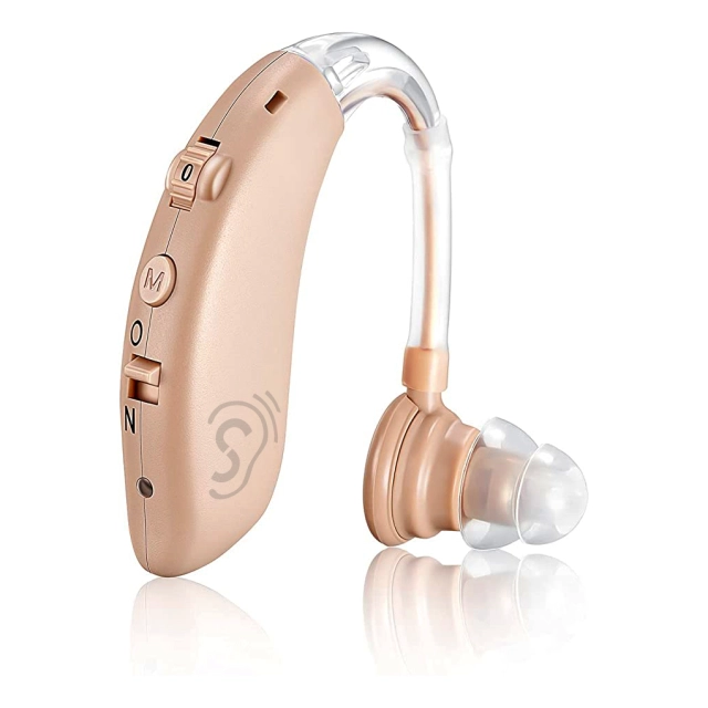 Wholesale Rechargeable Behind The Ear BTE Hearing Aid Amplifier Assist Deaf Elderly and Seniors Noise Reduction by Earsmate G25