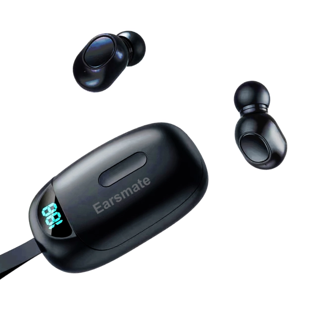 2pcs In The Ear Hearing Aid Headphones Style Portable Charge Case Rechargeable Hearing Sound Amplifier for Hearing Impaired Assist Seniors and Elderly G18X