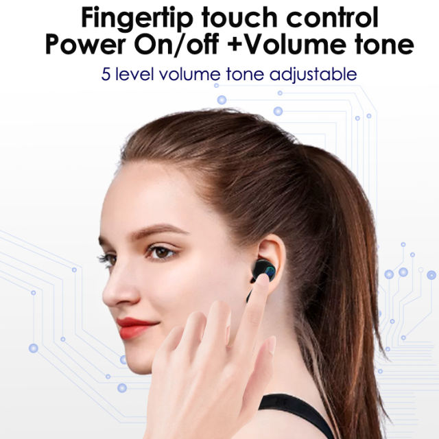 Wireless TWS Earbuds Hearing Aids Like Airpods For Senior Hearing Loss With No Whistling and Noise Cancelling 2 Headphones | Earsmate A013