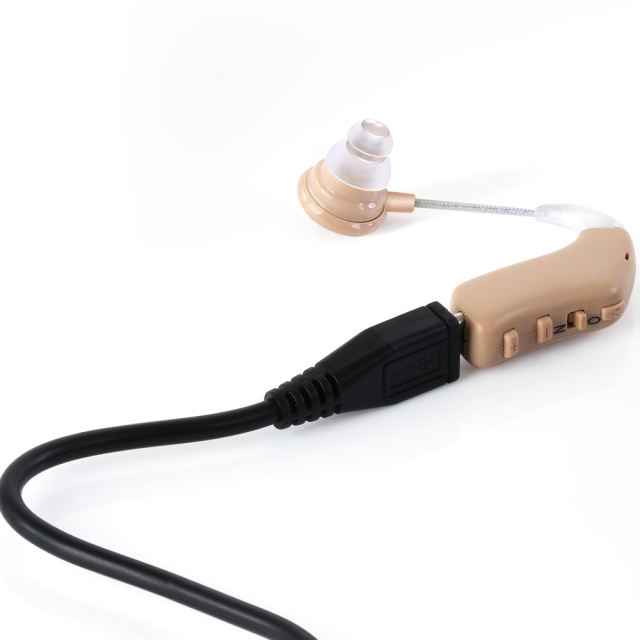 (2 Packed) Small Digital Hearing Amplifier Headphones For Seniors Rechargeable Hearing Aids Noise Reduction G28X