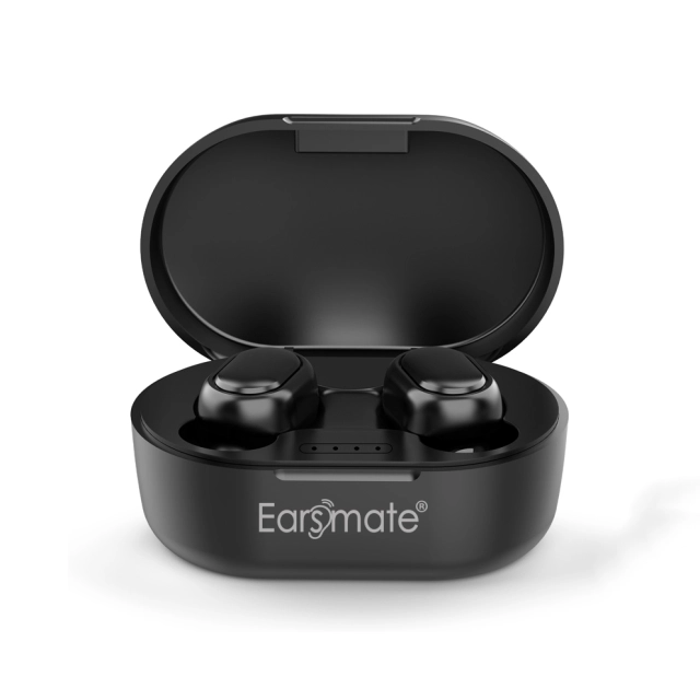 Dropshipping Free Earsmate Mini Rechargeable Digital Hearing Aids On Sale Prices 2023 For seniors Hearing Assist Recharge In Ear Deaf Noise Cancelling 16Channel WDRC 2 Packed