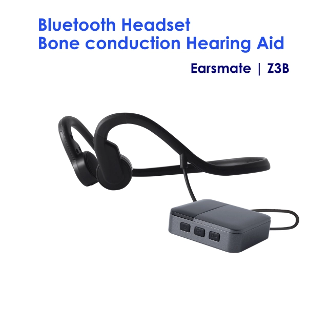 Best Bluetooth Headphones Soft Band Digital Bone Conduction Hearing Aid Without Surgery For Elderly Adults Children Ear Deaf Sound Amplify Noise Reduction Feedback Cancellation Type C Rechargeable Battery Time 20 hours
