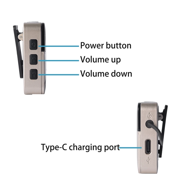 Best Bluetooth Headphones Soft Band Digital Bone Conduction Hearing Aid Without Surgery For Elderly Adults Children Ear Deaf Sound Amplify Noise Reduction Feedback Cancellation Type C Rechargeable Battery Time 20 hours