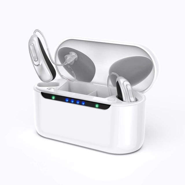 New High Quality Bluetooth Hearing Aids 2 Packed Rechargeable 16 CH WDRC Digital Processor App Controlled Noise Reduction Frequency Adjust Earsmate G22BT