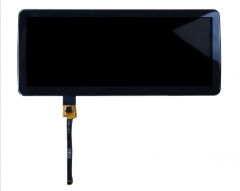12.3-inch 2.5D curved touch screen