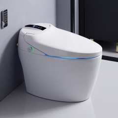 Ceramic Floor Mounted One Piece Wc Toilet Bowl Sale Soft Cover White Seat Style Pattern Bathroom