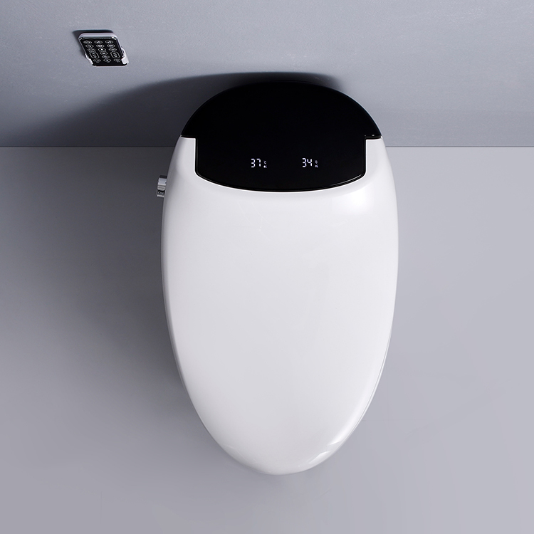 Modern Ceramic One Piece Wc Smart Toilet Open Seat and Flush by Foot Sensor Disabled Smart toilet Seat