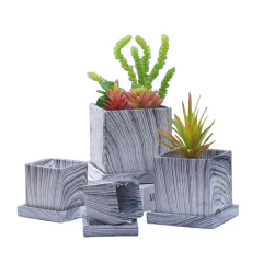 Marbled Cement Ceramic Household Flower Pot Nordic Simple Green Plants Flower Pots & Planters Decorations For Home