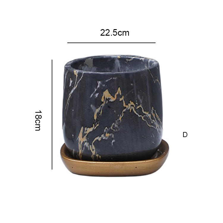 Flower Pot Planter Nordic Style Wholesale Decorative Cement Flower Pots For Home Garden Home Decor modern