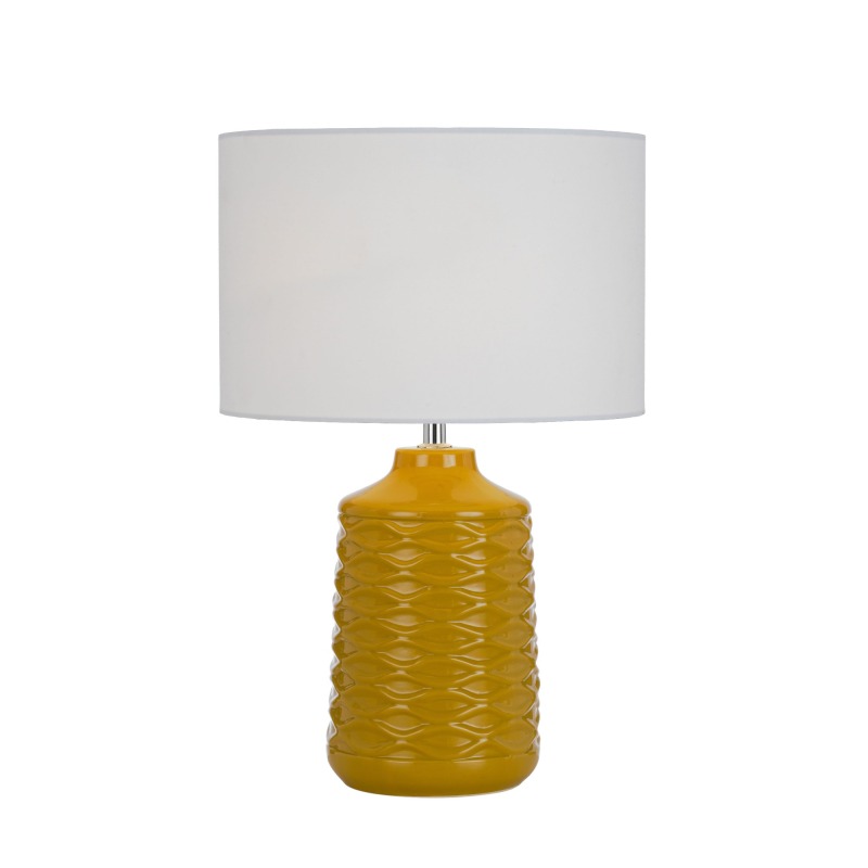 Homebase ceramic base table lamp hotel bedside reading-use desk lamp