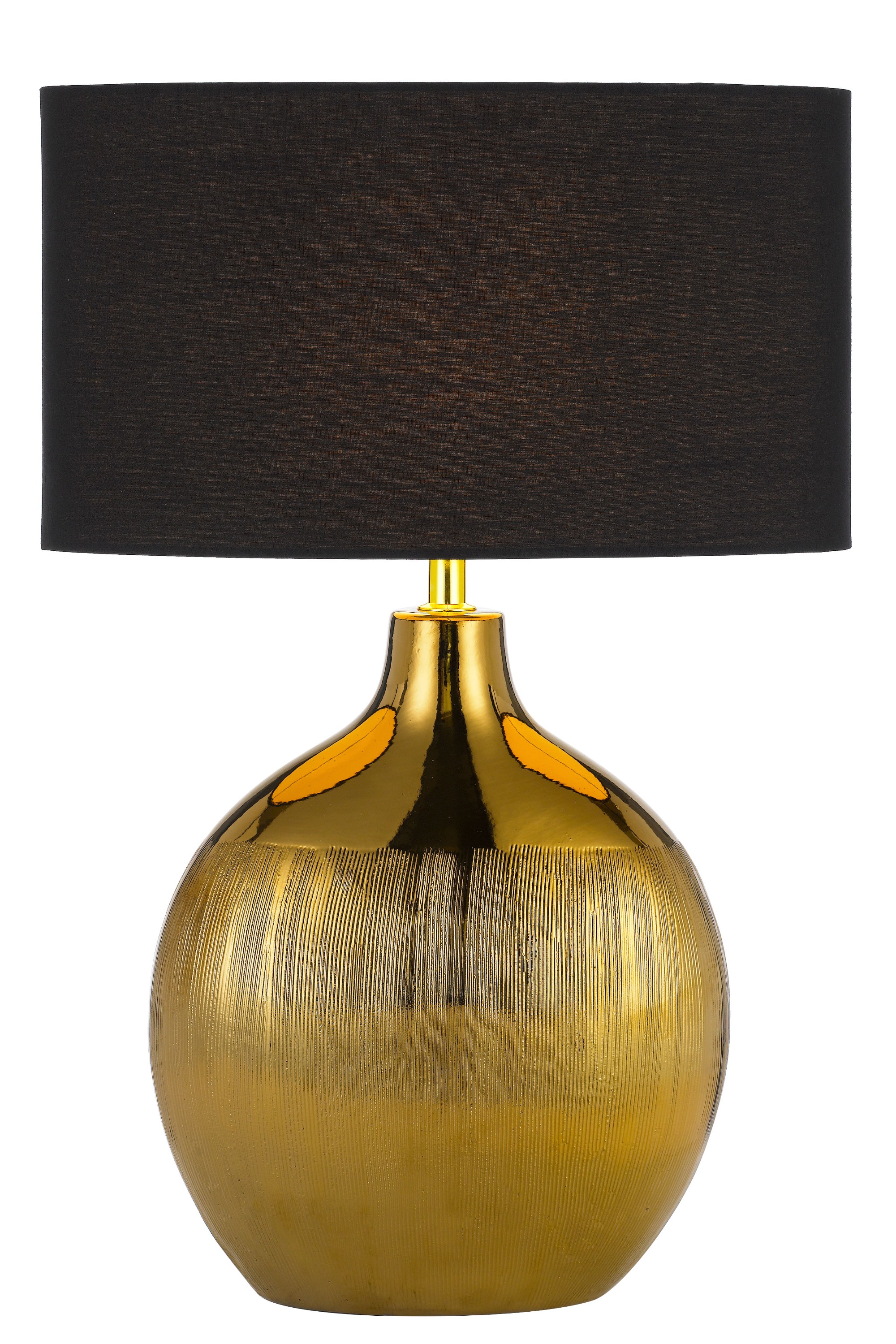 Home decor living room beside table lamp for bedroom electroplate gold modern nightstand lamp