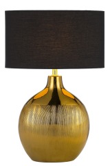 Home decor living room beside table lamp for bedroom electroplate gold modern nightstand lamp