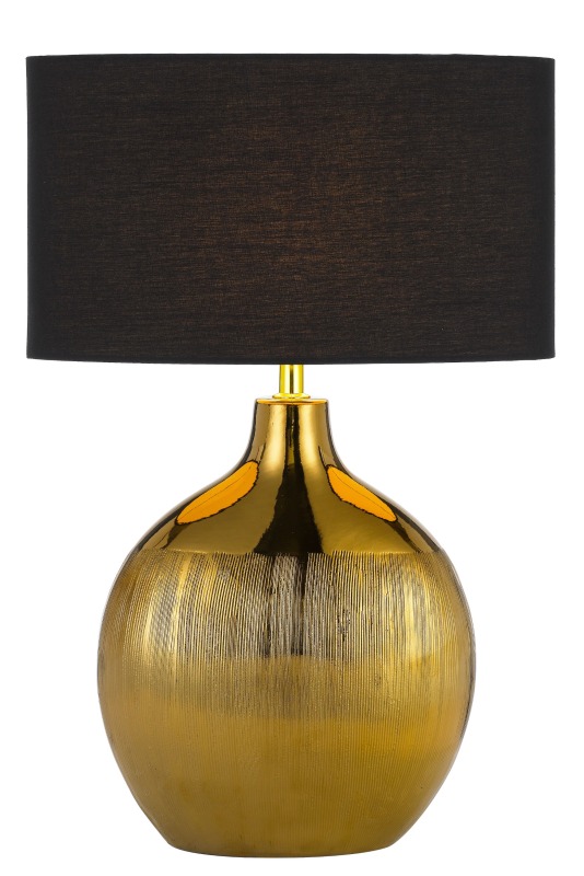 Home decor living room beside table lamp for bedroom electroplate gold modern nightstand lamp