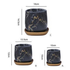 Flower Pot Planter Nordic Style Wholesale Decorative Cement Flower Pots For Home Garden Home Decor modern