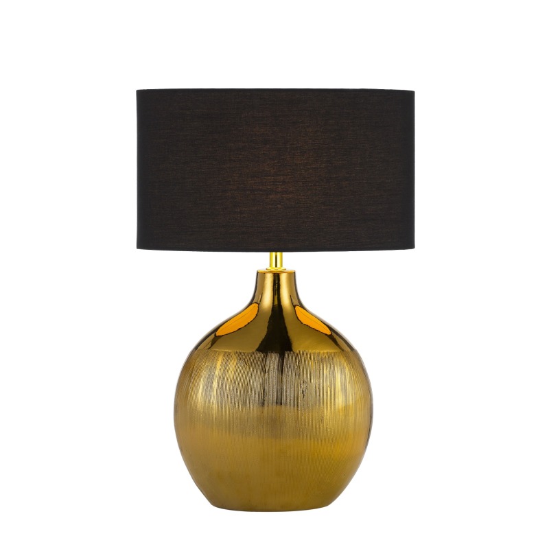 Home decor living room beside table lamp for bedroom electroplate gold modern nightstand lamp