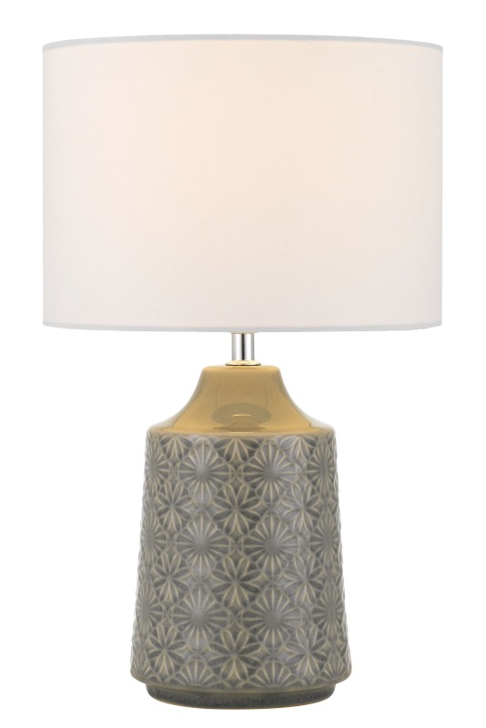 Porcelain Vase Traditional White Shade Office Home Decor Table Lamp Fashionable Chinese Lighting and Circuitry Design Modern